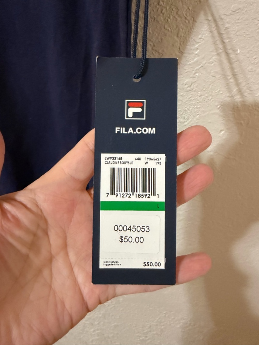 NWT Fila Claudine Colorblock Logo Bodysuit - Picture 2 of 4